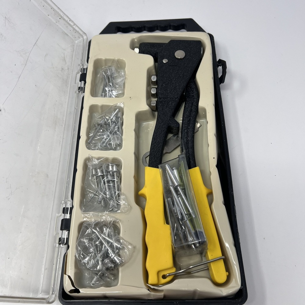 PERFORMANCE TOOL W2017C Hand Riveter Set - Rivet Set with Rivets Works Great - Picture 14 of 16